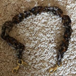 Coach Recycled Resin Chain Strap, Tortoise